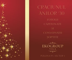 Eko Group Vila: O Evocare a Crăciunului Anilor '30 prin Grandoarea Eleganței Interbelice